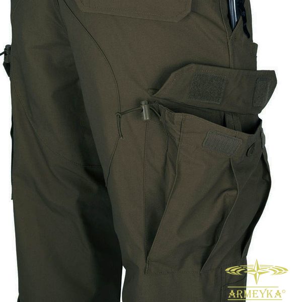 Штани cpu pants polycotton ripstop олива змішаний Helikon-Tex® SPCPUPR02 фото