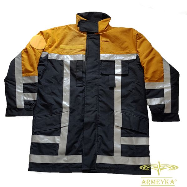 Бойовка куртка пожежного bv/2009 темно-сірий вогнетривкий Оригінал Голландія K789629 фото