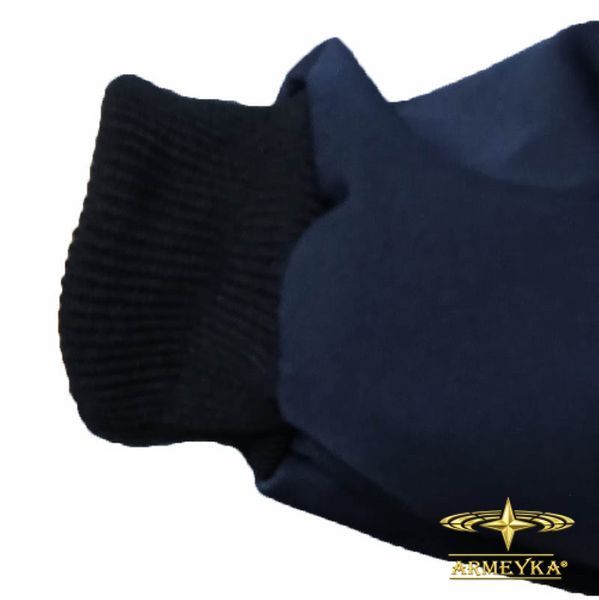 Куртка дснс, укороченная, ветро/влагостойкая softshell темно-синий софшел UA