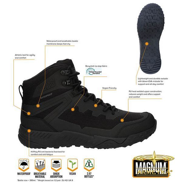 Берці тактичний черевик Combat Boot Ultima 6.0 WP, олива, waterproof. Magnum, Великобританія.