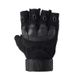 Перчатки тактические, беспалые, с защитой черный комбинированный PRC Y150006A фото 1