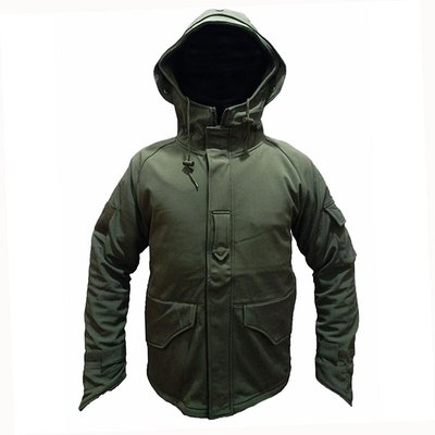 Куртка вітро/вологостійка softshell, m65 style олива софтшеллл PRC Y030017B фото