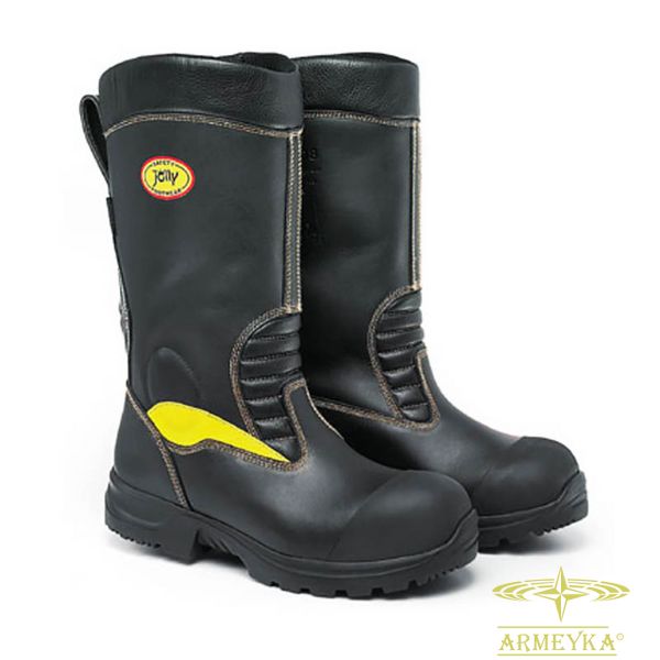 Сапоги огнеупорные .fireleather evo boot. черный кожа Jolly Италия 9016G фото