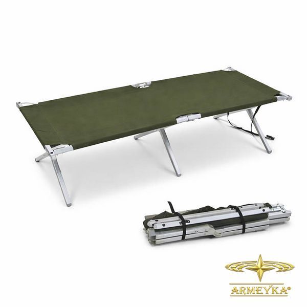 Раскладушка armed forces cot (в чехле) олива аллюминий Оригинал Британия