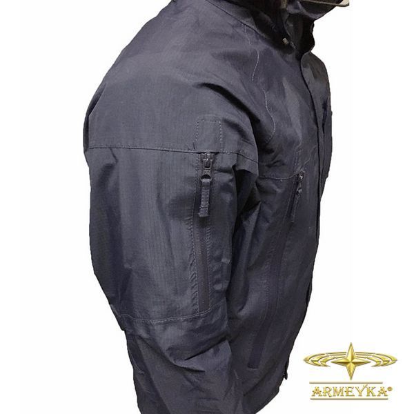 Куртка Siamidis micro-ripstop Wet Weather Jacket Royal Navy темно-синій gore-tex, оригінал Британія