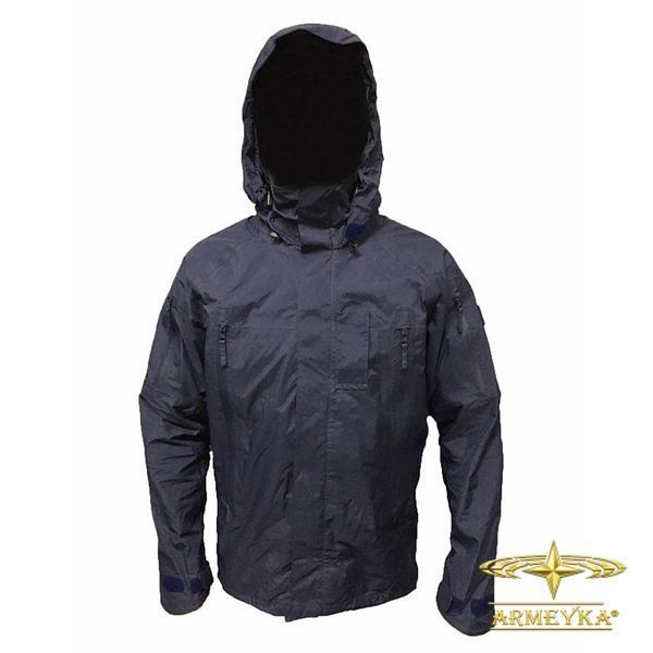 Куртка Siamidis micro-ripstop Wet Weather Jacket Royal Navy темно-синій gore-tex, оригінал Британія