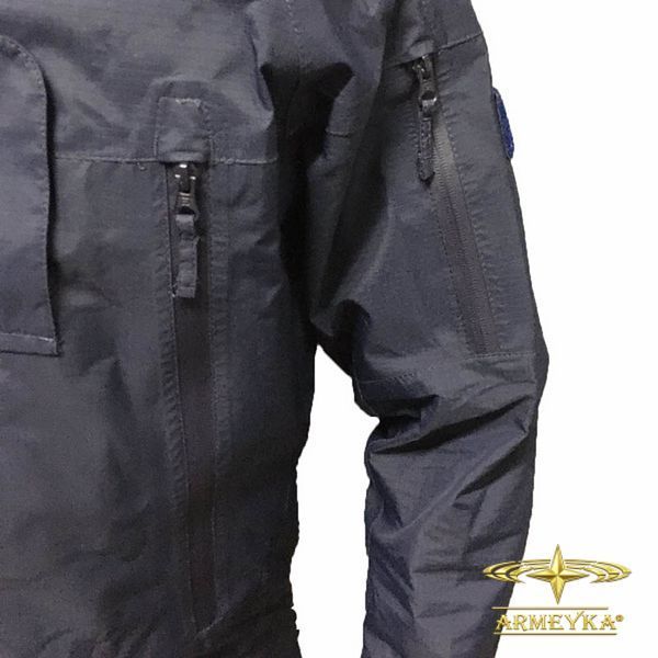 Куртка Siamidis micro-ripstop Wet Weather Jacket Royal Navy темно-синій gore-tex, оригінал Британія