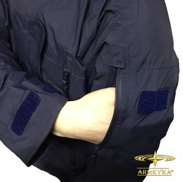 Куртка Siamidis micro-ripstop Wet Weather Jacket Royal Navy темно-синій gore-tex, оригінал Британія