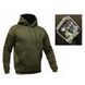 Спортивная кофта hoodie, с принтом memento audere semper олива трехнитка UA Y000051B фото 1