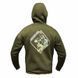 Спортивная кофта hoodie, с принтом memento audere semper олива трехнитка UA Y000051B фото 3