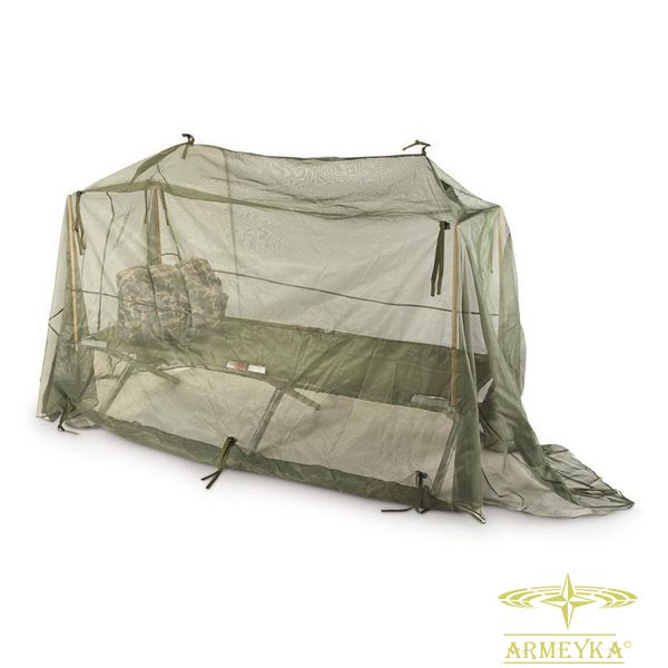 Антимоскітна сітка usgi insect bar mosquito net, field type. олива синтетика Оригінал США 989934 фото