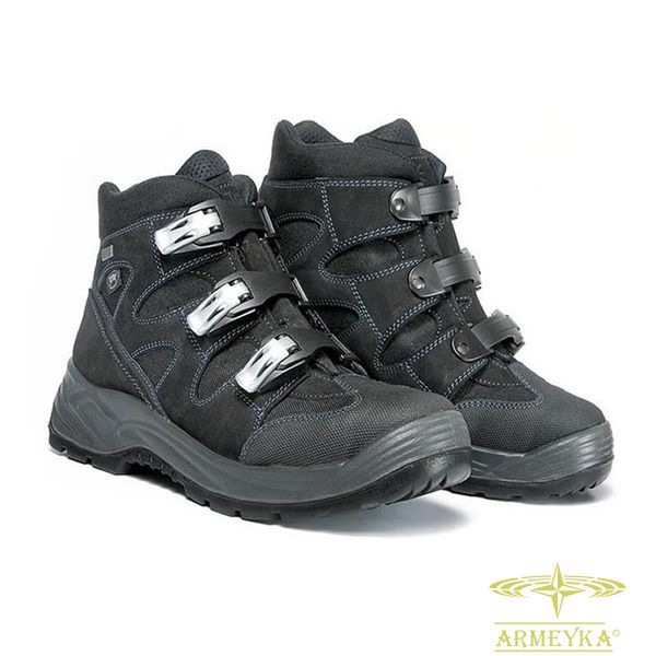 Ботинок защитный (стальной носок). черный кожа+goretex Jolly Италия 838GA фото