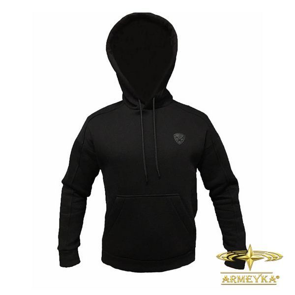 Спортивна кофта Tactical Hoodie з принтом &laquo;Князь Святослав Хоробрий&raquo;, чорна UA