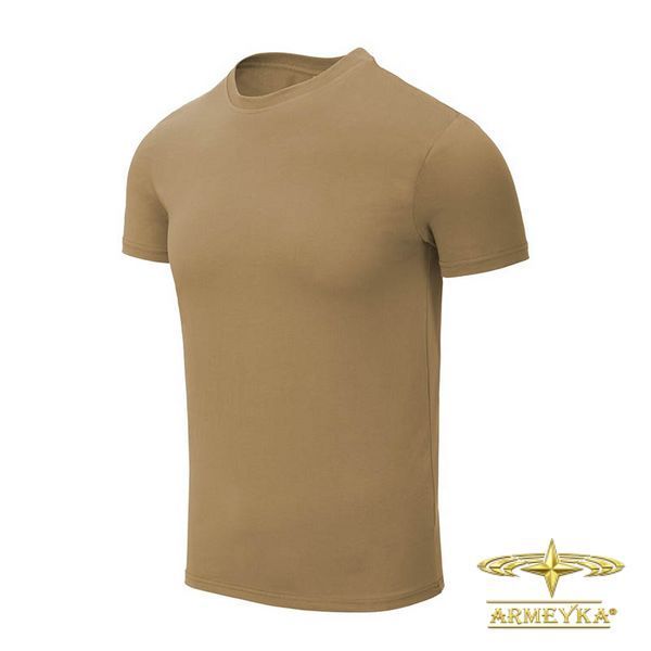 Футболка Organic Cotton T-Shirt SLIM койот Helikon-Tex&reg;