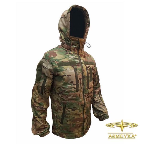 Куртка тактическая ветро/влагостойкая softshell multicam софшел UA