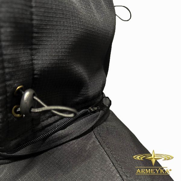 Куртка тактическая, ветро/влагостойкая softshell micro ripstop черный софтшел UA