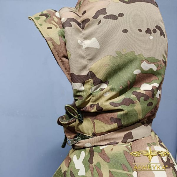 Куртка зимова тактична з підкладкою Omni-Heat (за мотивами M1 Bomber), софтшелл, multicam. Україна