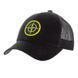 Бейсболка stone island із сіткою, універсальна, чорна 100% Cotton. UA