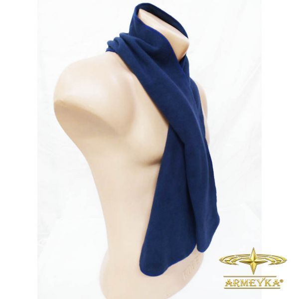 Шарф армейский (20х120 cm.) синий флис Оригинал Голландия