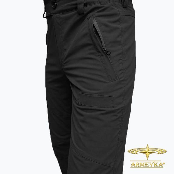 Брюки тактические lightweight combat micro rip-stop черный вискоза UA