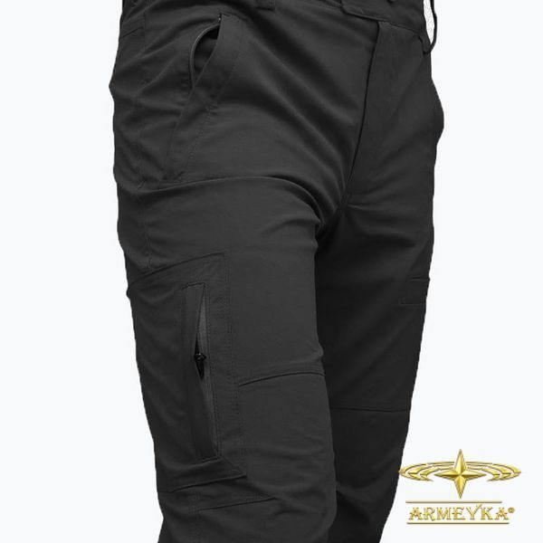 Брюки тактические lightweight combat micro rip-stop черный вискоза UA