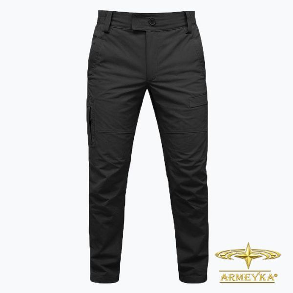 Брюки тактические lightweight combat micro rip-stop черный вискоза UA
