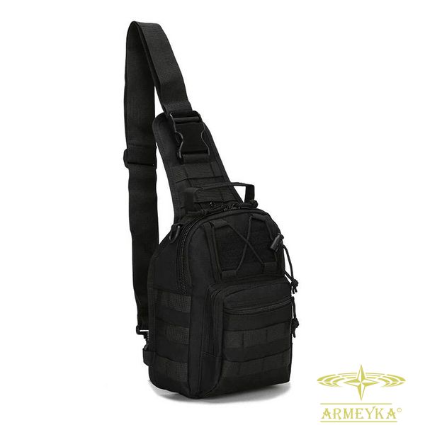 Сумка тактична sling bag multifunctional 4l. (Dalley) чорний оксфорд PRC Y300030A фото