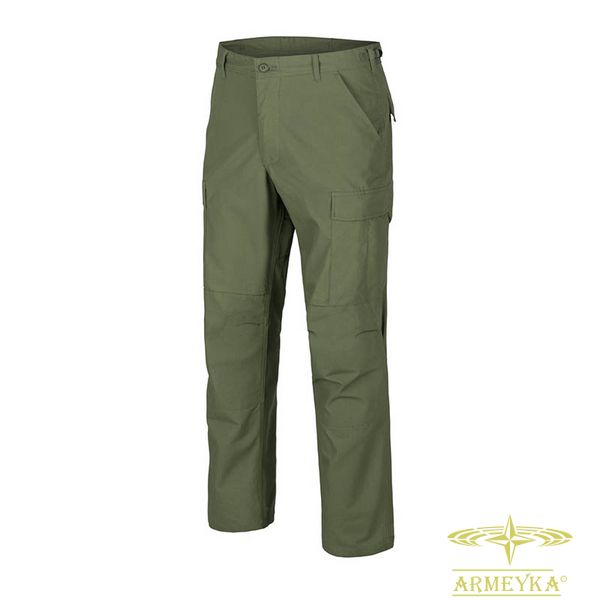 Штани bdu pants polycotton ripstop олива змішаний Helikon-Tex® SPBDUPR02 фото