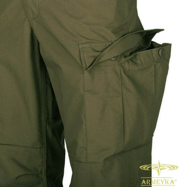 Брюки bdu pants polycotton ripstop олива смесовый Helikon-Tex® SPBDUPR02 фото