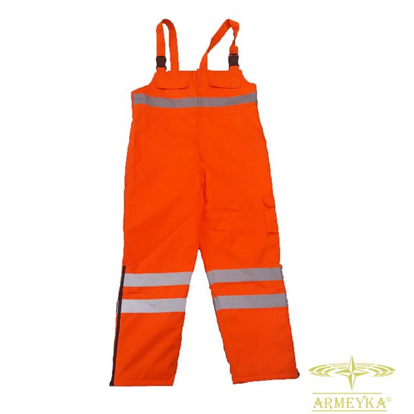 Брюки спасателя (полукомбинезон) оранжевый оксфорд Швейцария 789709 фото
