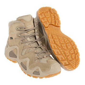 Берцы полуботинок zephyr gtx&reg; mid tf песок замш+gore-tex LOWA оригинал Германия