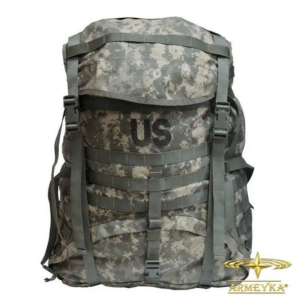 Рюкзак Large Rucksack Molle II US Army, AT Digital (ACU), без бічних кишень, оригінал США