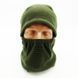 Балаклава баф/подшлемник с вставкой grid fleece олива флис UA Y100089B фото 2