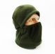 Балаклава баф/подшлемник с вставкой grid fleece олива флис UA Y100089B фото 3