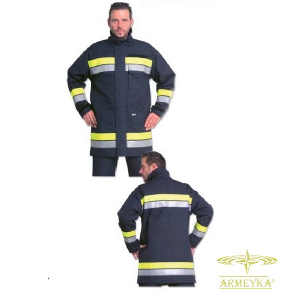 Бойовка куртка пожежного texport fire eco темно-синій вогнетривкий Оригінал Австрія K789594 фото