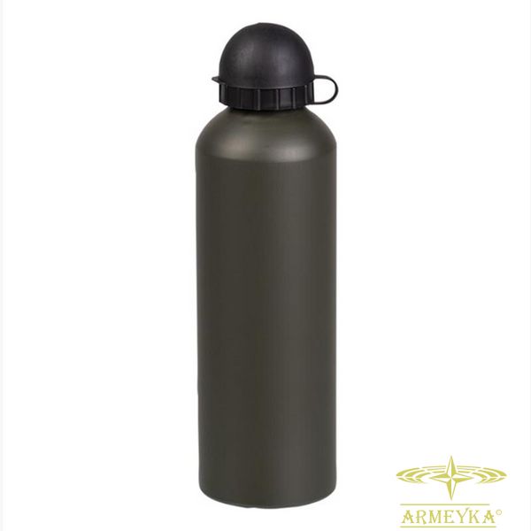 Фляга бутылка (спортивный бутыль), 750 ml. олива алюминий Mil-Tec Германия 14535020 фото