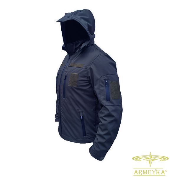 Куртка вітро/вологостійка softshell темно-синій софтшеллл UA Y030007G фото