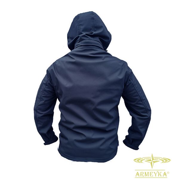 Куртка ветро/влагостойкая softshell темно-синий софшел UA Y030007G фото