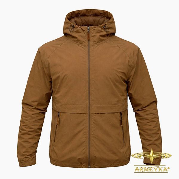 Куртка тактическая (ветровка) lightweight combat micro rip-stop койот вискоза UA