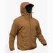 Куртка тактическая (ветровка) lightweight combat micro rip-stop койот вискоза UA K030055R фото 2