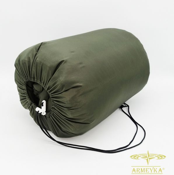 Спальный мешок зимний, влагостойкий (одеялом) 200х65 см. олива синтетика UA Y310001B фото