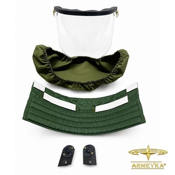 Шлем Визор/забрало british army mk6 helmet visor kit, с защитой шеи прозрачный поликарбонат Оригинал Британия