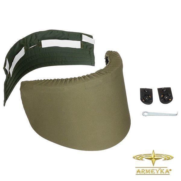 Шлем Визор/забрало british army mk6 helmet visor kit, с защитой шеи прозрачный поликарбонат Оригинал Британия
