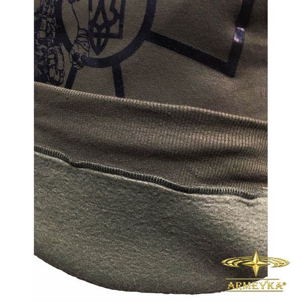 Спортивна кофта Tactical Hoodie з принтом &laquo;ЗСУ&raquo;, олива UA