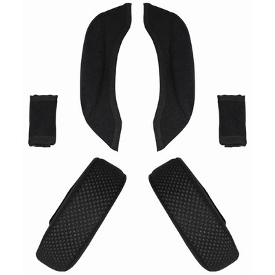 Комплектуючі шолом подушки комфорту (набір 6 предметів) чорний комбі. Оригінал Британія 610535 фото
