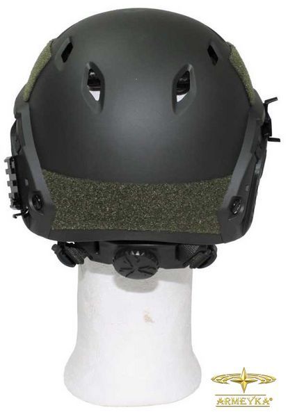 Шолом тренувальний/страйкбольний US Helmet, FAST-paratroopers (з рейлінгами). Олива. MFH Німеччина.