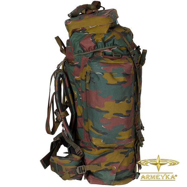 Рюкзак експедиційний Belgian Army M97 120L rucksack (з бічними карманами) Jigsaw camo, оригінал (Бельгія)