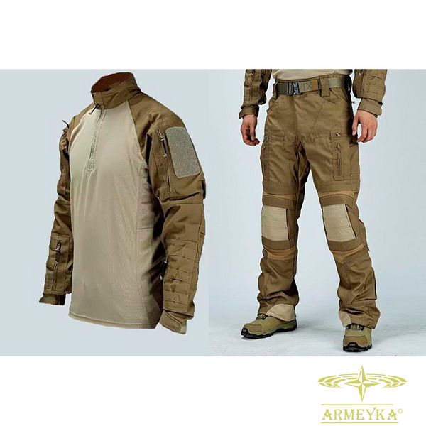 Комплект тактические брюки+ubacs койот смесовый PRC Y010001R фото