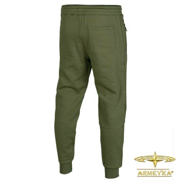 Спортивные штаны tactical sweatpants олива трехнитка Mil-Tec Германия