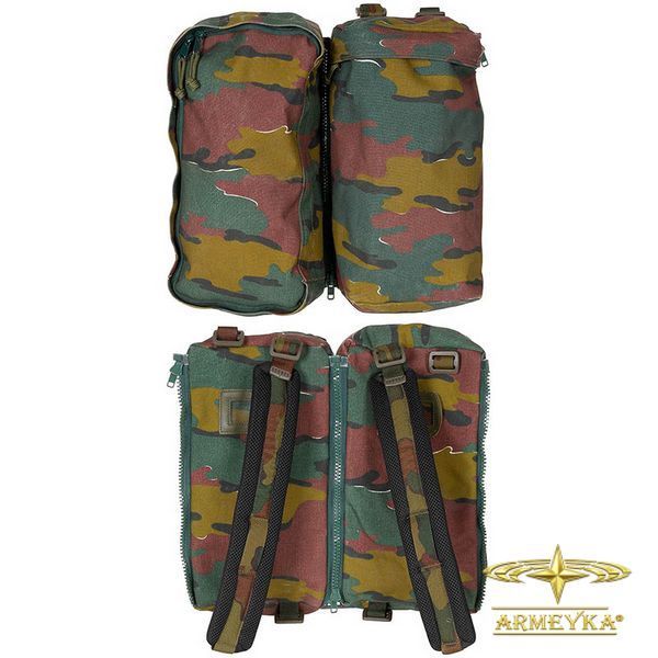 Рюкзак експедиційний Belgian Army M97 120L rucksack (з бічними карманами) Jigsaw camo, оригінал (Бельгія)